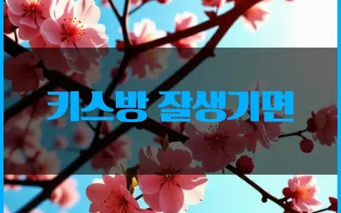 키스방 잘생기면 이런게 좋데요