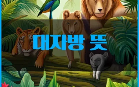 대자방 뜻
